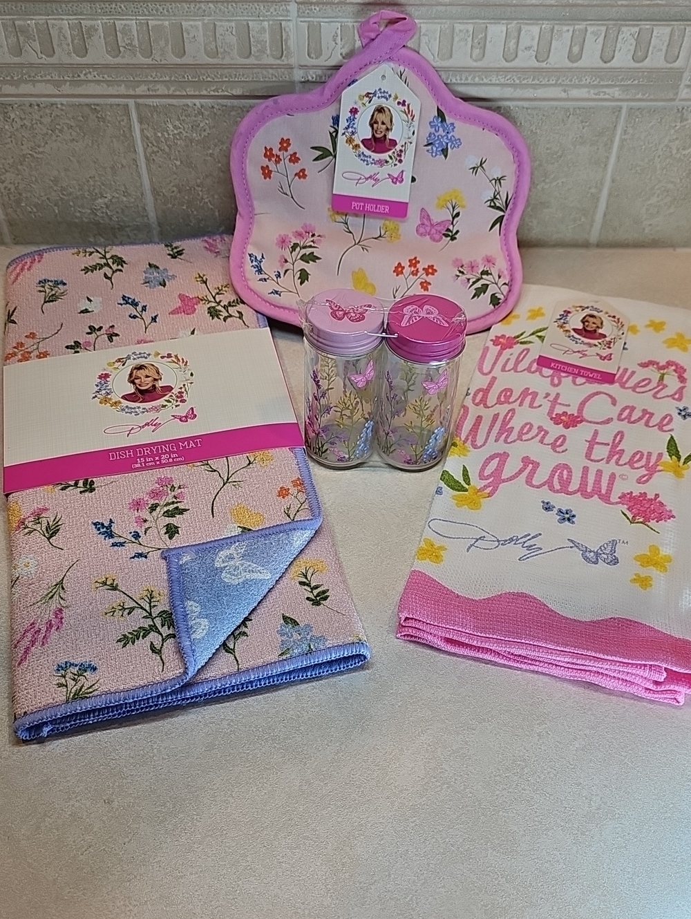 Dolly Parton Wildflower 5pc. Kitchen Collection